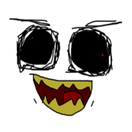 Scary face Roblox decal