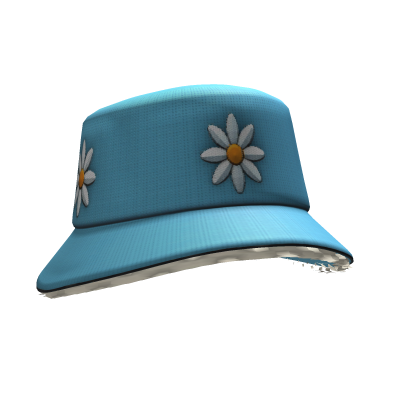 Spring Daisy Bucket Hat - Blue Roblox item