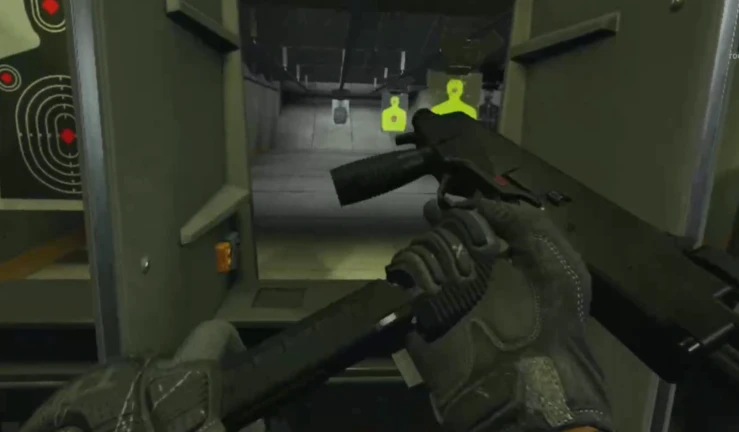 Shooting Range, new SMG