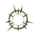 [ pbr ] Gold Guilded Spiked Halo [ v1 ]