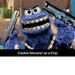 Cookie Monster cryps