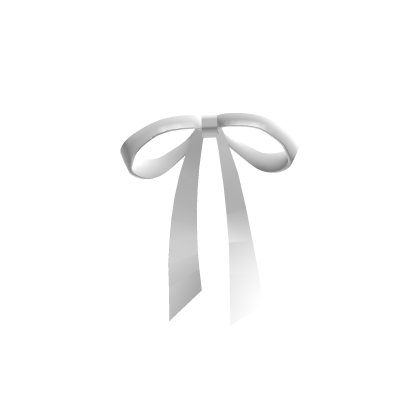 cute bow coquette white Roblox item