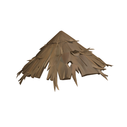 Worn Cone Straw Hat