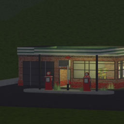 Highway Gas station