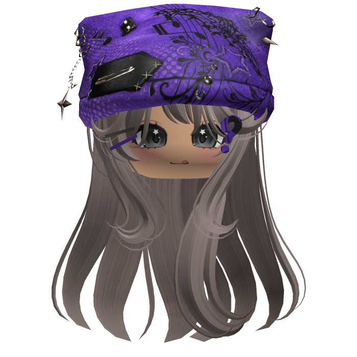 Ash Y2K Punk Beanie Girl Hair