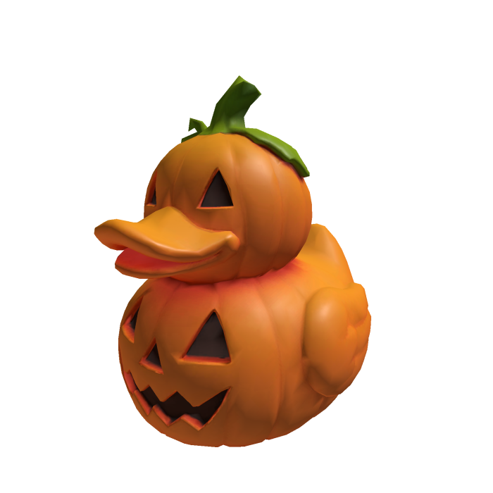 Halloween Pumpkin Duck Head Hat