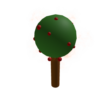 burning apple tree