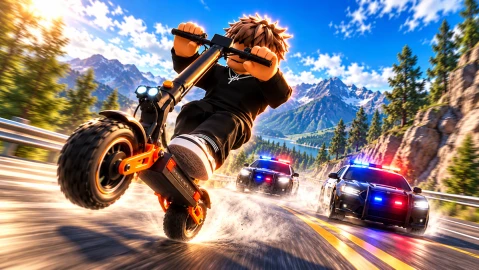 Scooter Empire Roblox game thumbnail