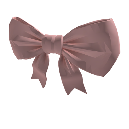 Clasic pink bow for hair Roblox item