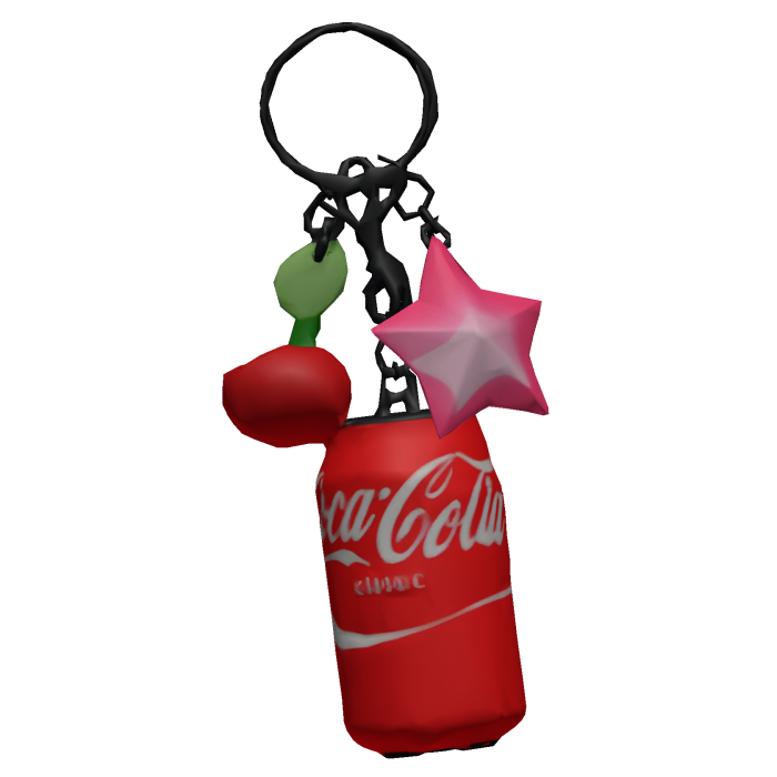Coca-Cola Star Keychain