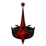 Red and Black Crown