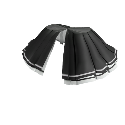Ruffle Accent in Black