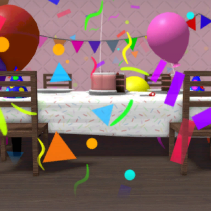Retro Roblox Cherry Cake Party