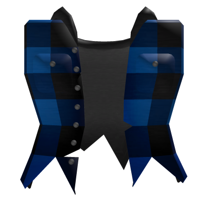 Girl Blue Torn Flannel