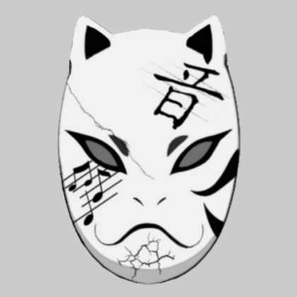 Shindo - Music Mask Roblox decal