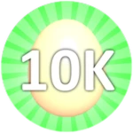 Hatch 10,000 Eggs Roblox badge thumbnail