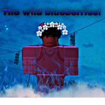 The wild blueberries