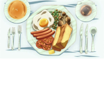 breakfast is the best time of the day uWu