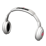 CHRUSH Headphones in White