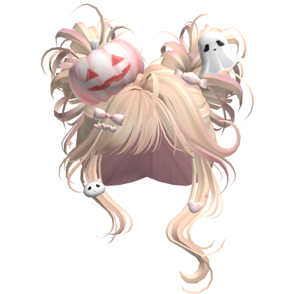 Spooky Halloween Pumpkin Buns  (Blonde)
