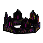 Animated Glitch 8-Bit Crown