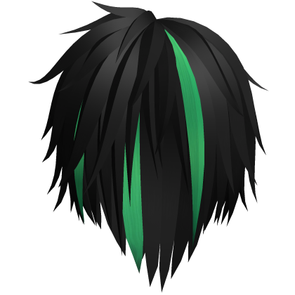 Green Assorted Fluffy Spiky Niche VKei Hair 49.