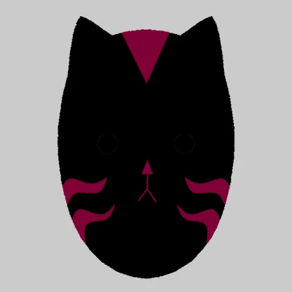 Anbu Mask Black And Red NoFilter