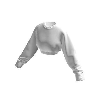 Cropped White Sweater thumbnail