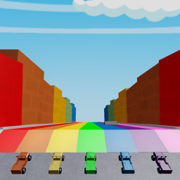 🌈 Rainbow Fun Slide