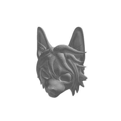 Furry Cat Head