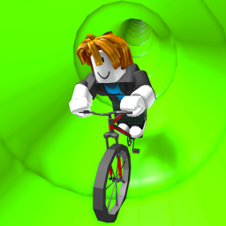 Obby But You're on a Bike