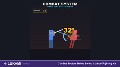 Combat System Melee Sword Combo Fighting Kit preview 1