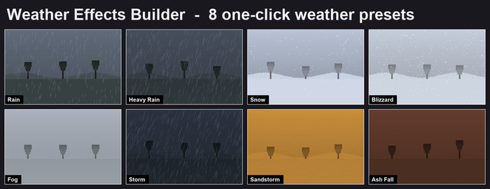 Weather Effects Builder - Rain Snow Fog preview 1