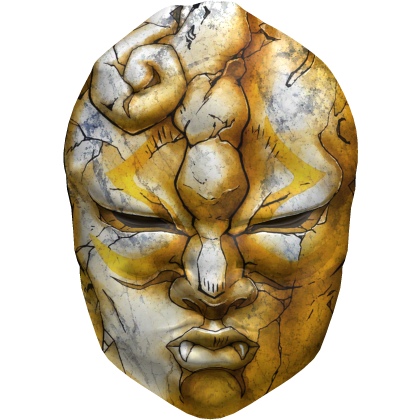 Golden Stone Jojo's mask