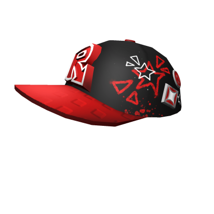Cool Retro Guest Graffiti Hat Red