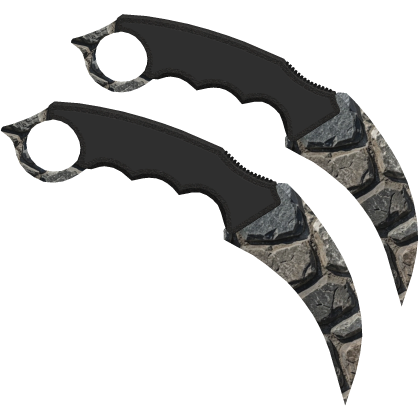[FREE] Dual Karambits: Stone Wall thumbnail