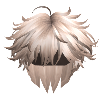 Messy Anime Hair in Platinum Blonde Roblox item