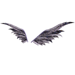 Raven Writing Desk Wings
