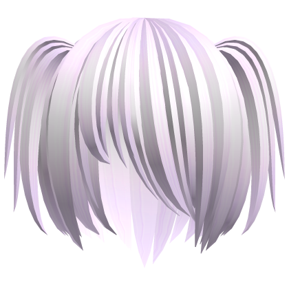 ノ_< light purple shy messy scene bob