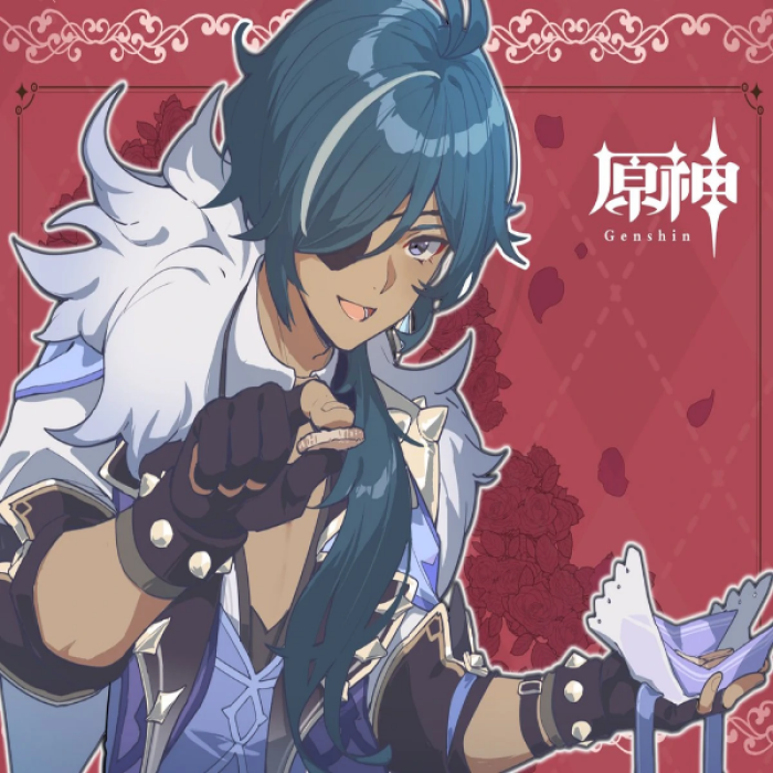 Genshin Impact - Kaeya White Day Art Roblox decal