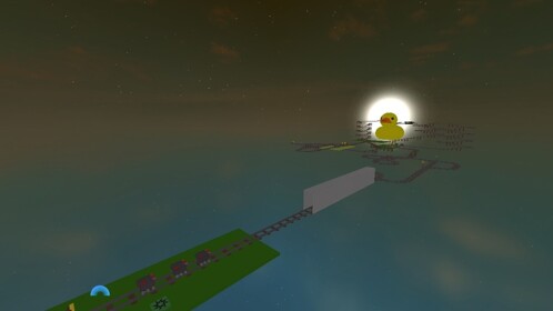 Cart Ride Into An Epic Duck