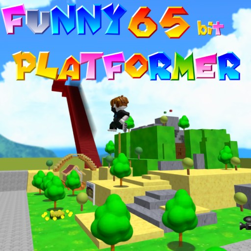 Funny 65-bit Platformer (64-bit expanded) official Roblox game thumbnail