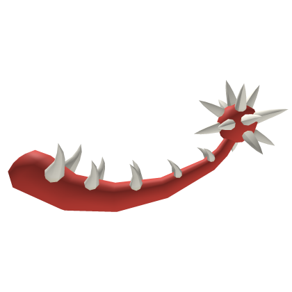 Red Spiky Teeth Tail