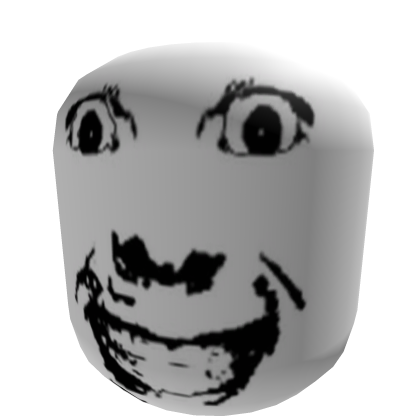 Scary Smile Face (big head) Roblox item