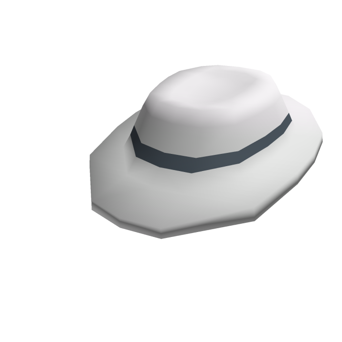 Plain White Fedora