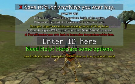 Ingame Catalog-Buy Items Here! -Read Description-