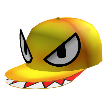 Big yellow shark cap
