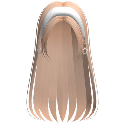 Pretty Hair W Headband Earrings Blonde Roblox NoFilter