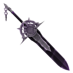 Purple Ornate Castle Blade