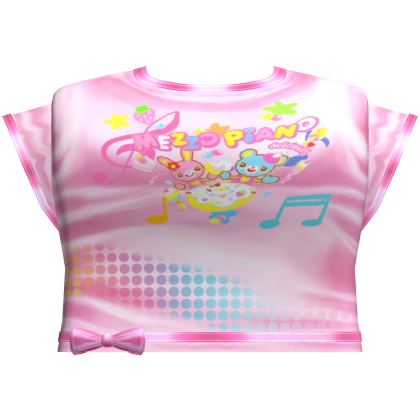 cutecore mezzo pastel pink top